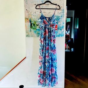 NWT Candie’s Floral Maxi Dress - XL